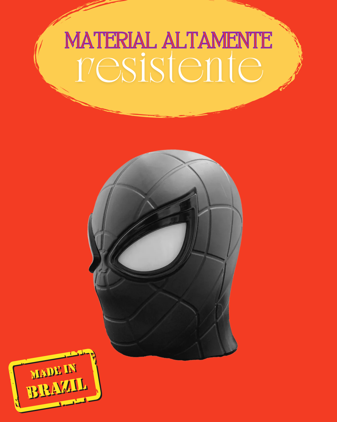 Luminária Infantil 3d Led Homem Aranha Decoração Geek Led