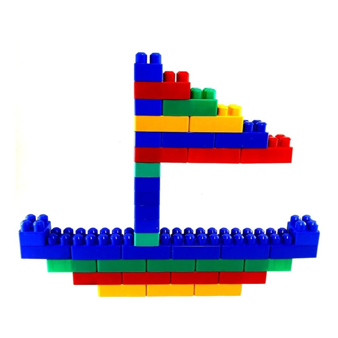 đ§±đ Reiblockâą Kit Blocos de Montar 100 Peças com CaminhĂŁozinho