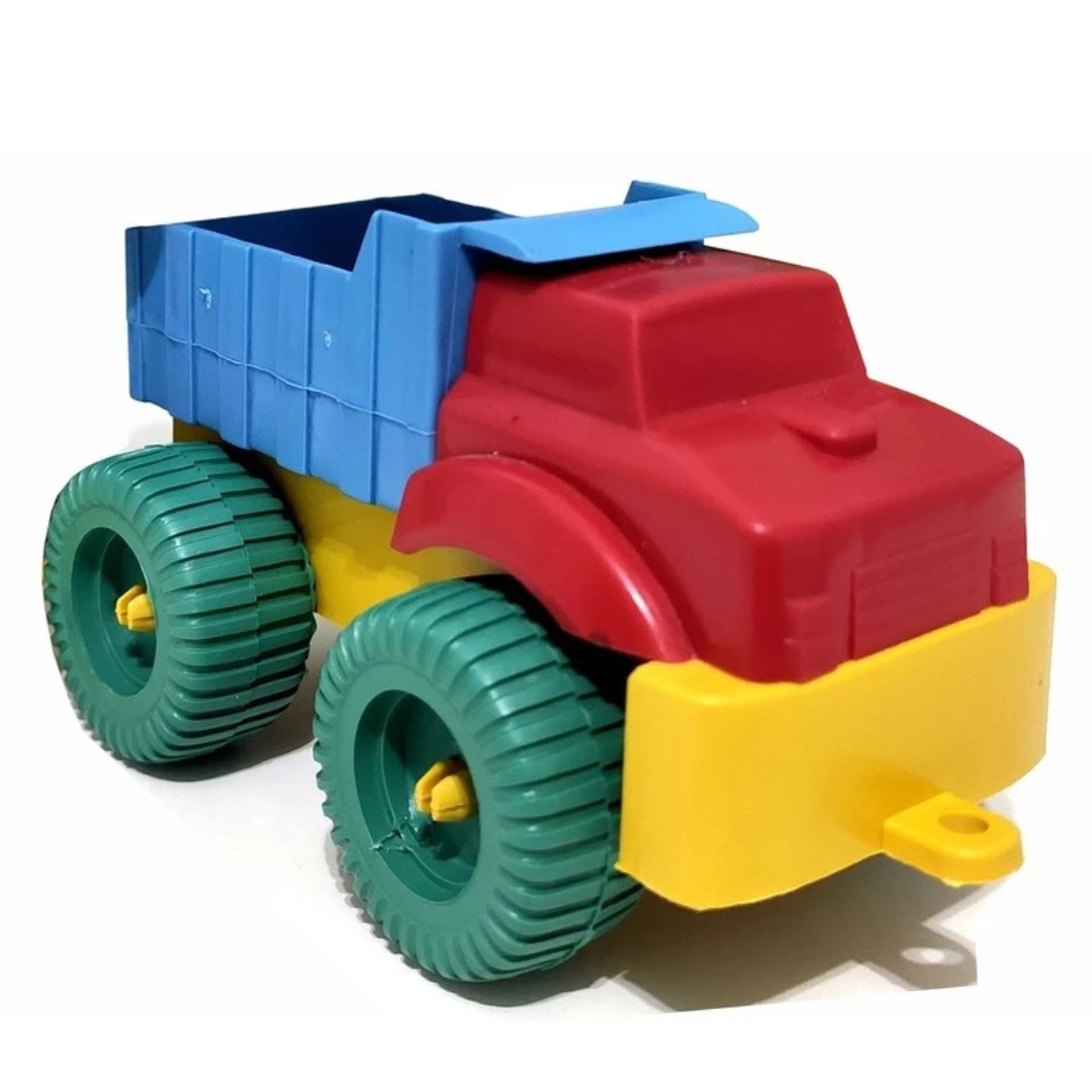 🧱🚚 Reiblock™ Kit Blocos de Montar 100 Peças com Caminhãozinho