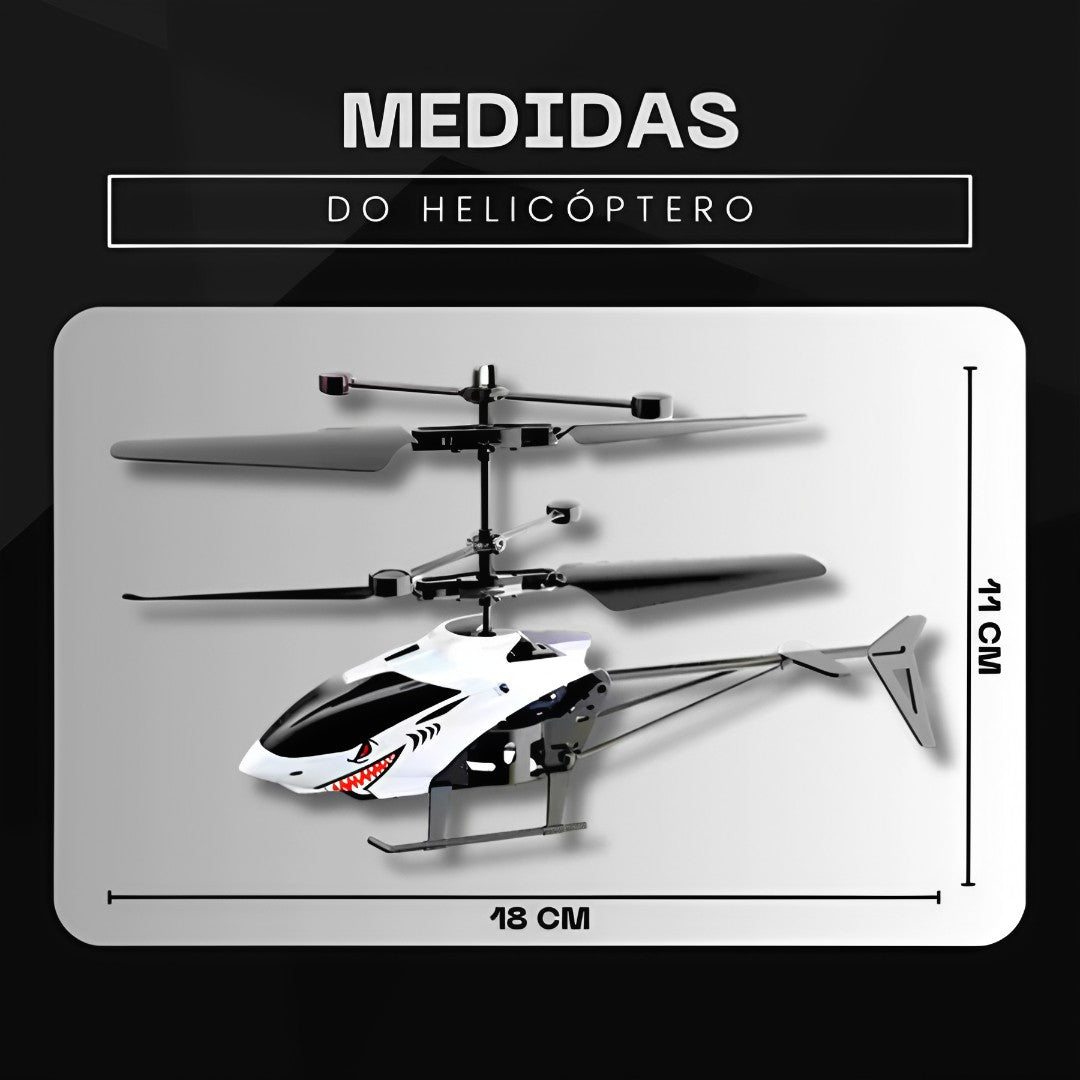 🚁 SkyFly™ – Helicóptero de Controle Remoto com Indução Infravermelho