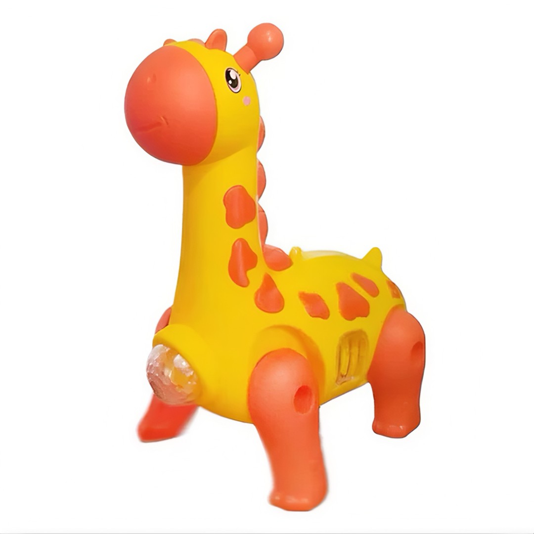 🦒 Girafinha Divertida™ – Brinquedo Elétrico com Som, Luz e Movimento