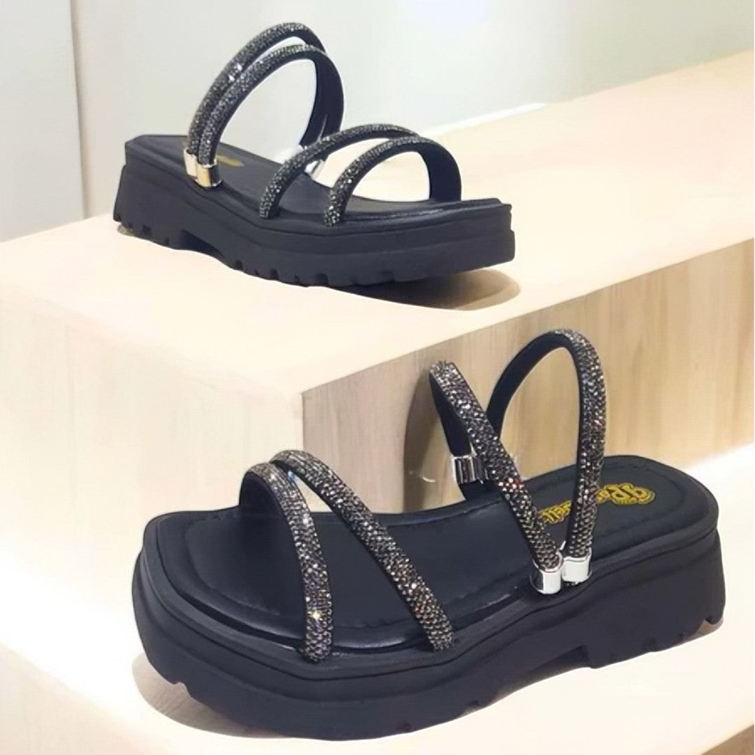 👩👧 Sandália Mãe & Filha Glamour™ – Brilho, Amor e Conforto em Cada Passo! ✨