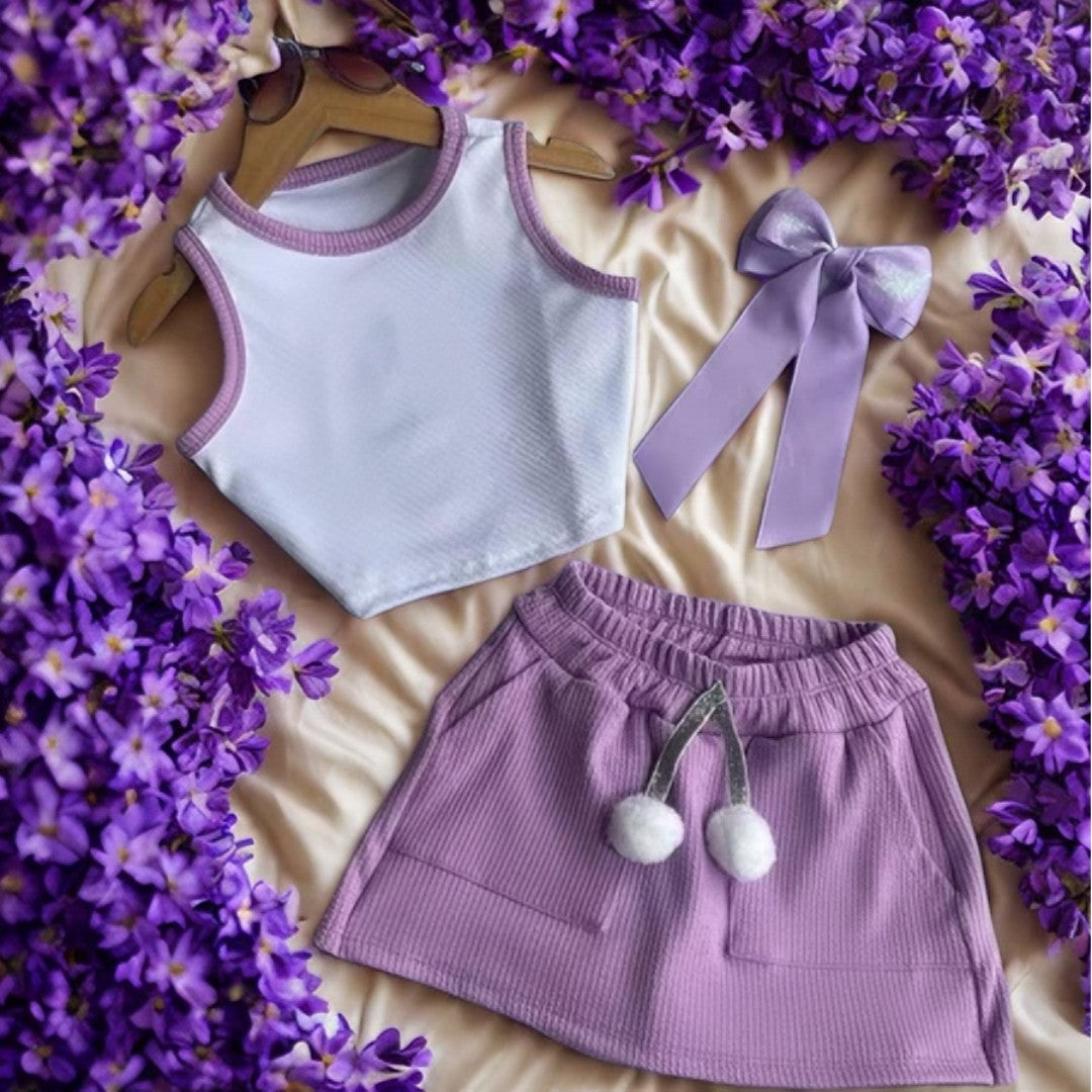 👧 Conjunto Infantil BellaPom™ – Estilo, Conforto e Charme 💝