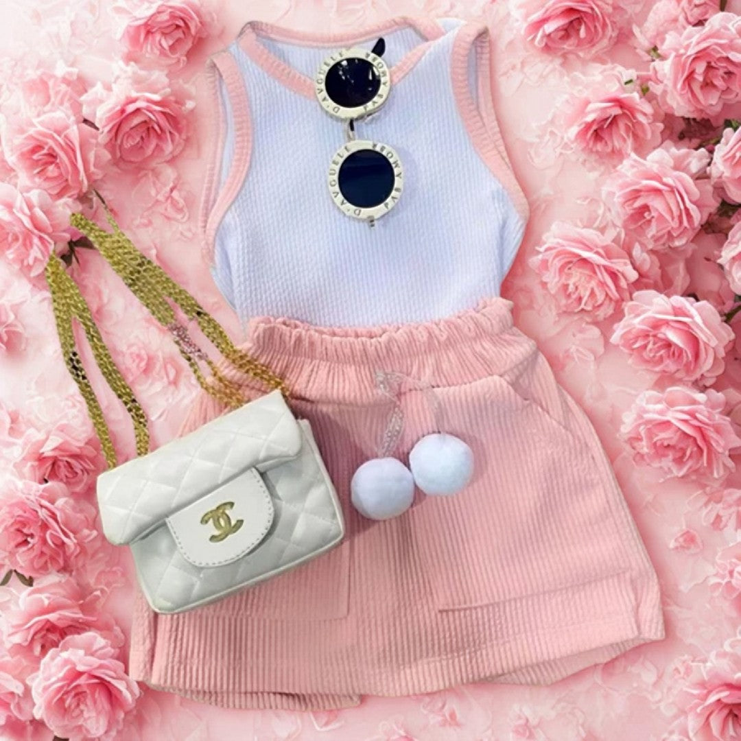 👧 Conjunto Infantil BellaPom™ – Estilo, Conforto e Charme 💝