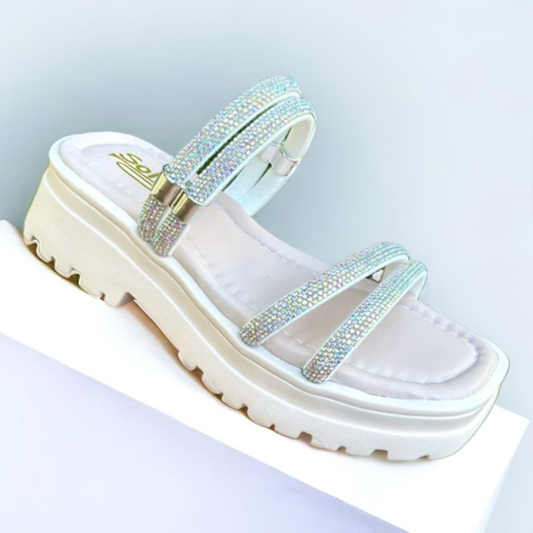 👩👧 Sandália Mãe & Filha Glamour™ – Brilho, Amor e Conforto em Cada Passo! ✨