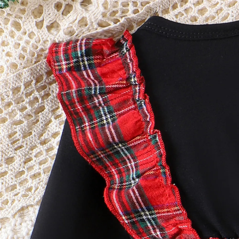 Vestido Natalino De Rena Com Laço