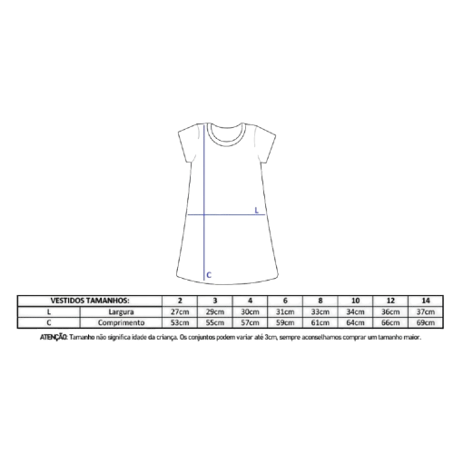 👗🌸 CottonCharm™ – Vestido Infantil Menina em Cotton Estampado com Ribana Canelada