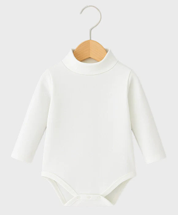 Kit 3 Macacão Body Infantil de Inverno Gola Alta