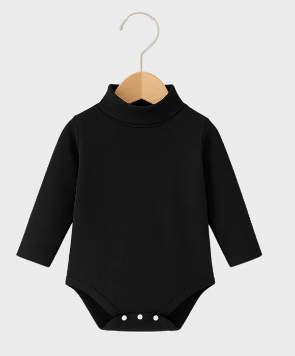 Kit 3 Macacão Body Infantil de Inverno Gola Alta