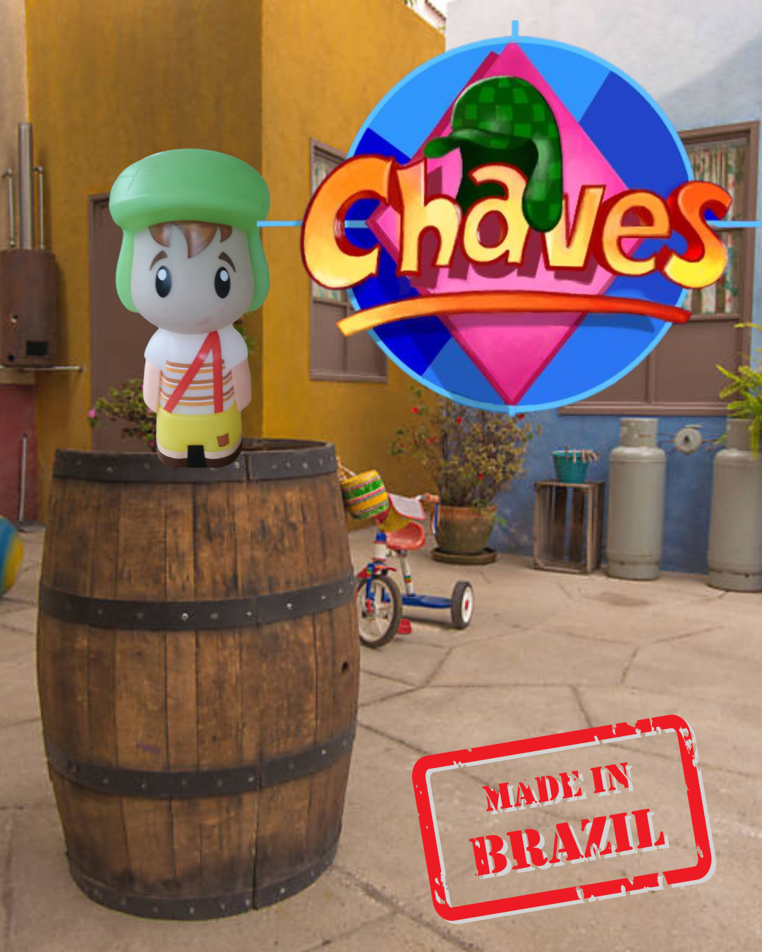 Luminária Infantil 3d Led Decorativa Chaves Turma Do Chaves