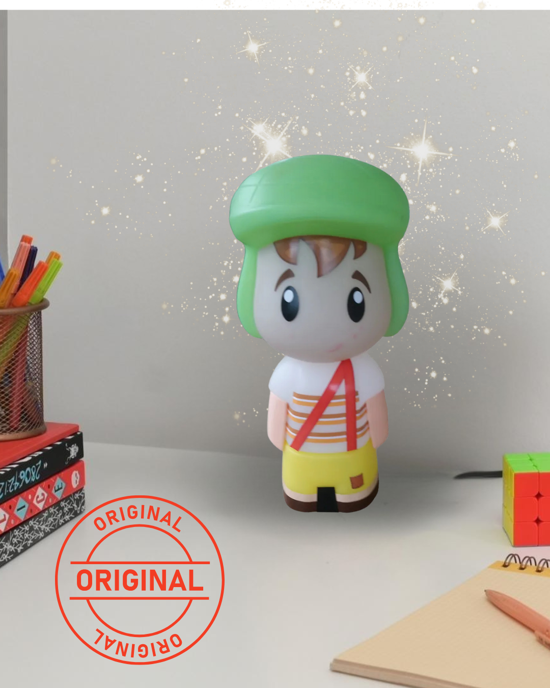 Luminária Infantil 3d Led Decorativa Chaves Turma Do Chaves