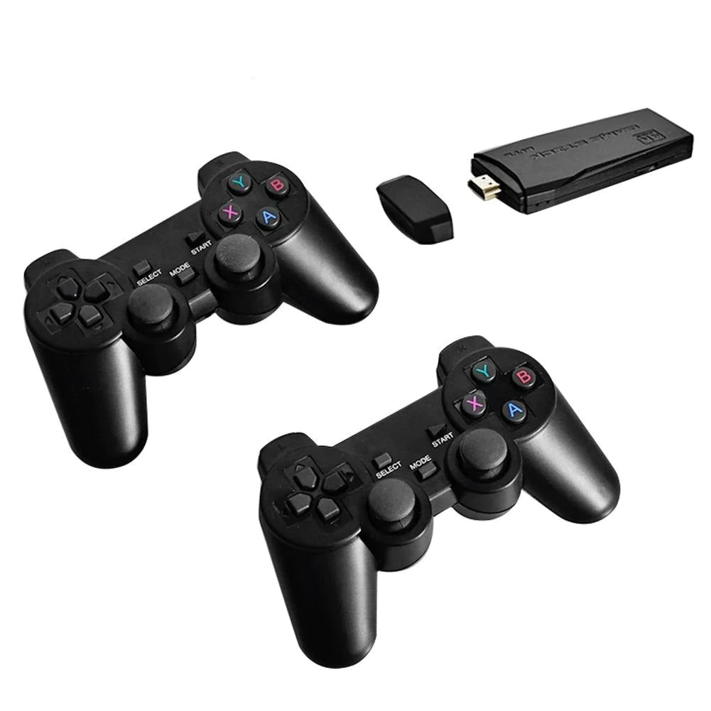 Game Stick 4k com 2 Controles  e 11.420 JOGOS