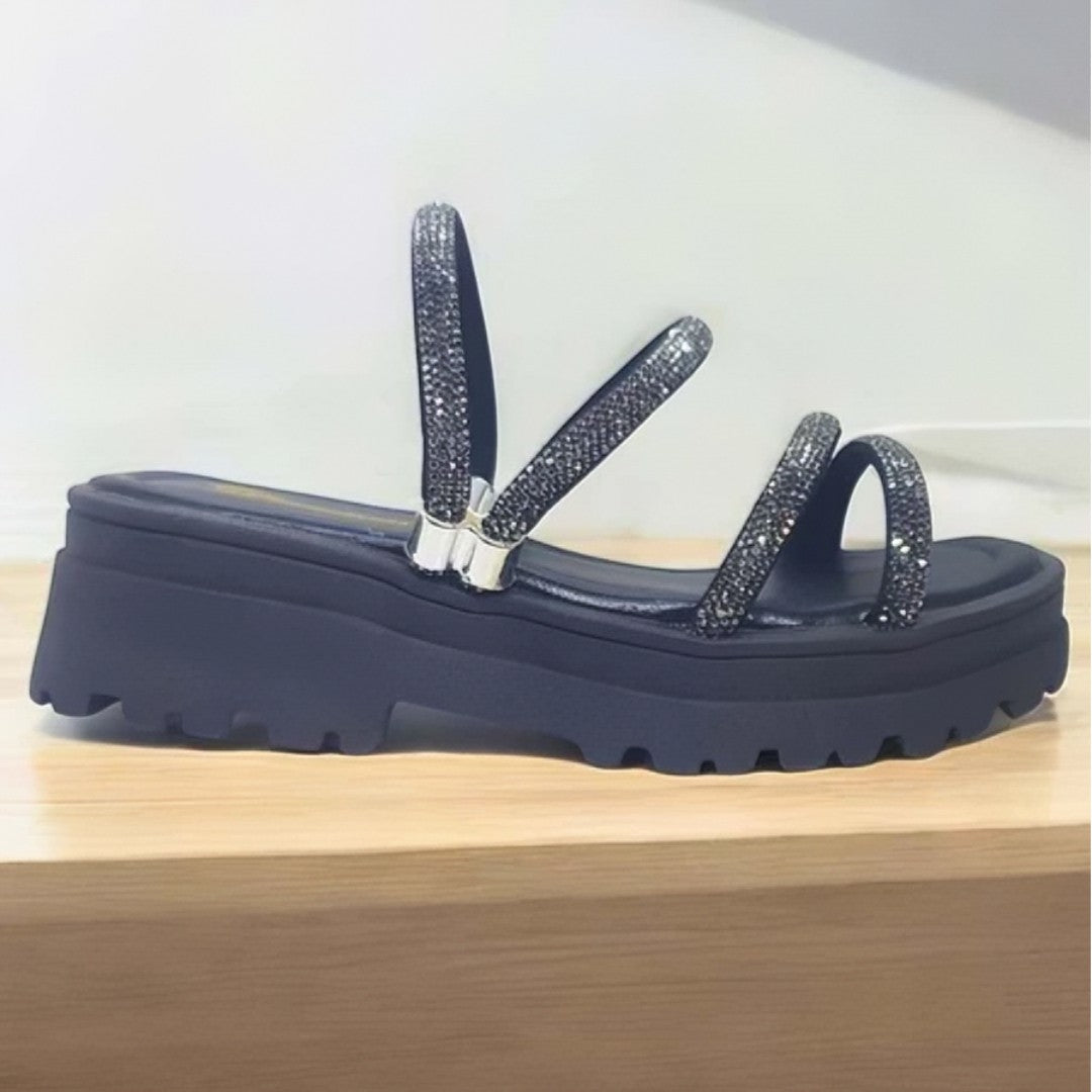 👩‍👧 Sandália Mãe & Filha Glamour™ – Brilho, Amor e Conforto em Cada Passo! ✨