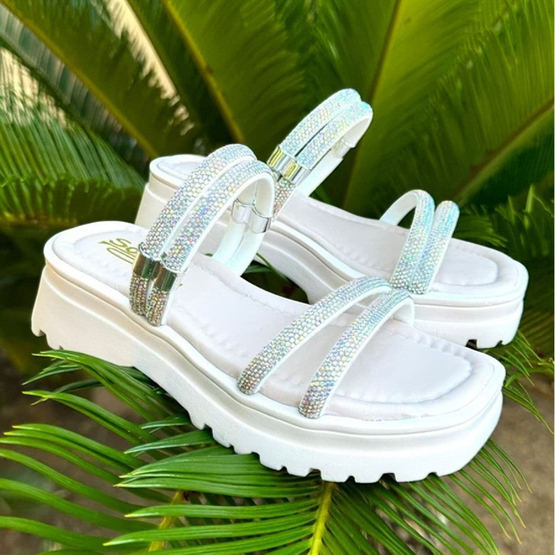 👩‍👧 Sandália Mãe & Filha Glamour™ – Brilho, Amor e Conforto em Cada Passo! ✨