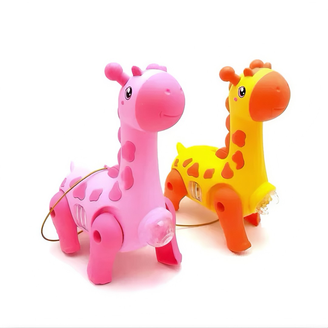 🦒 Girafinha Divertida™ – Brinquedo Elétrico com Som, Luz e Movimento