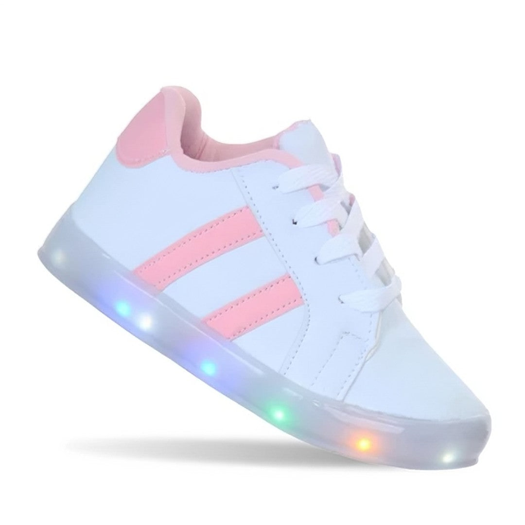 ✨ GlowStep™ – Tênis Infantil com Luzes LED Automáticas 🌈