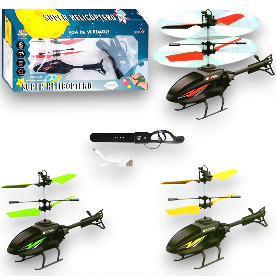 🚁 SkyFly™ – Helicóptero de Controle Remoto com Indução Infravermelho