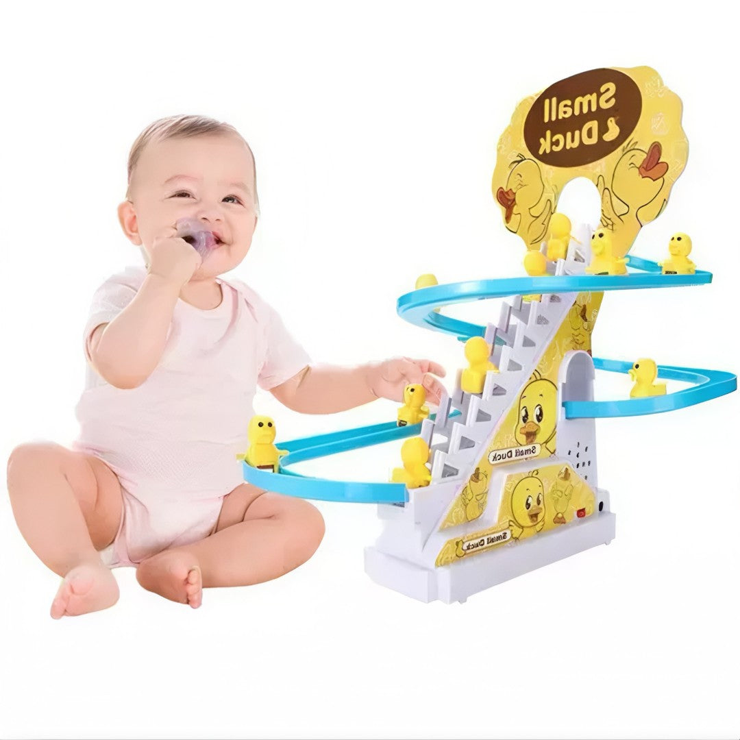 🐥 Pista Encantada™ – Brinquedo Musical com Patinhos, Som e Luz