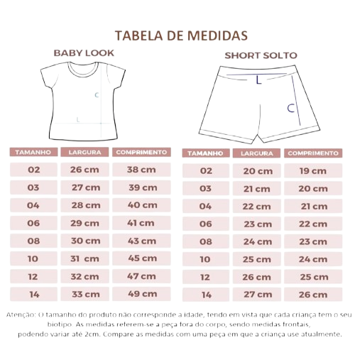 👧🩳 ComfortShorts™ – Kit com 3 Shorts Infantil Feminino