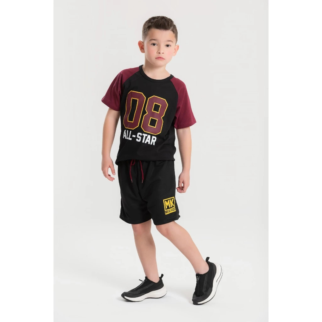 Conjunto Infantil e Juvenil Menino Masculino (Tamanhos de 1 a 14 anos)