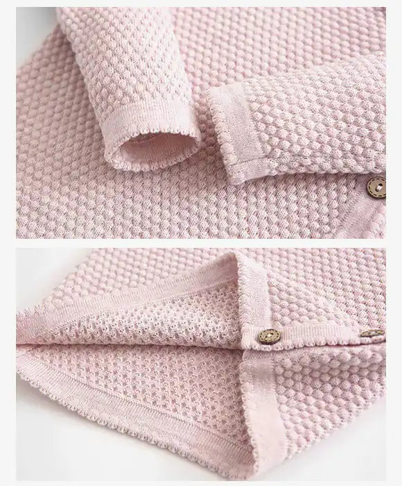 Conjunto Infantil Em Algodão Penteado