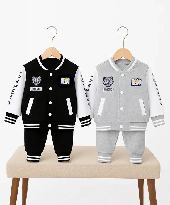 Kit Jaqueta Moletom Infantil Masculino + Calça