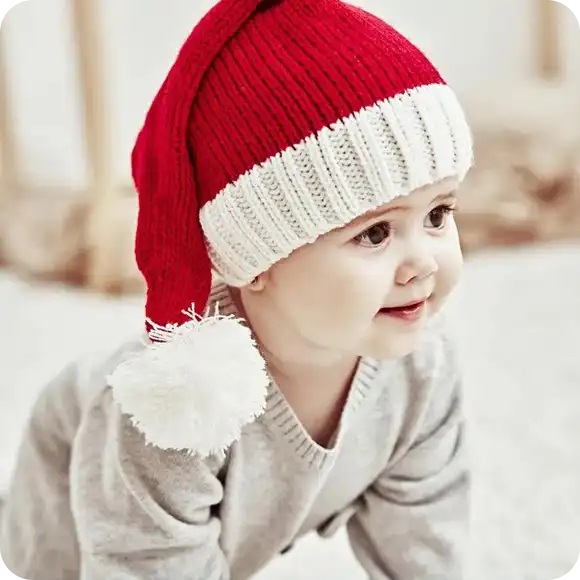 Gorro De Natal Mãe-Filho e Pai-Filho