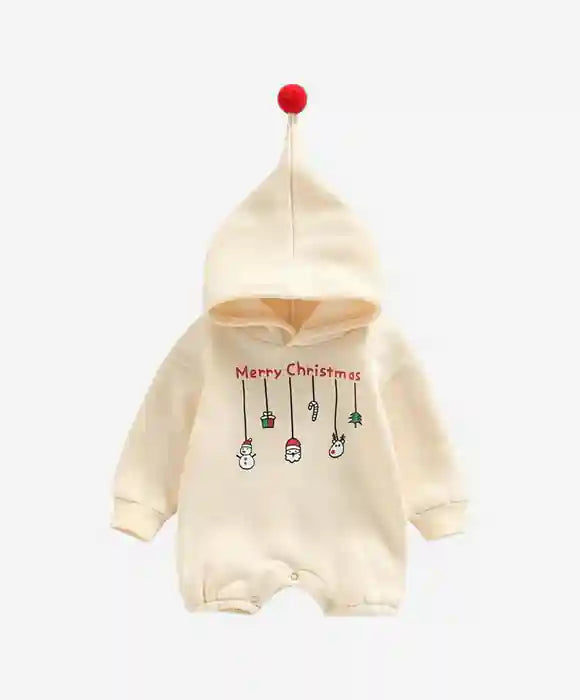 Macacão De Natal Infantil Com Estampa