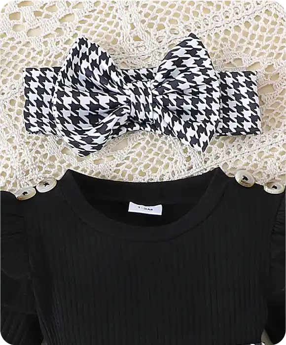 Conjunto Feminino Infantil  Xadrez